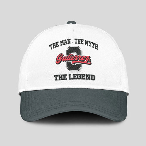 The Man The Myth The Legend Custom Initial Letter And Name Cap GUTIERREZ 13K1 C38PF