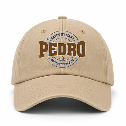 Hated By Many Confronted By None Washed Cap PEDRO 13K1 C36PF