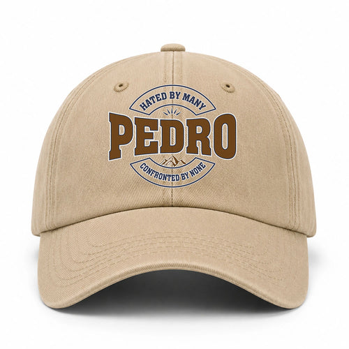 Hated By Many Confronted By None Washed Cap PEDRO 13K1 C36PF