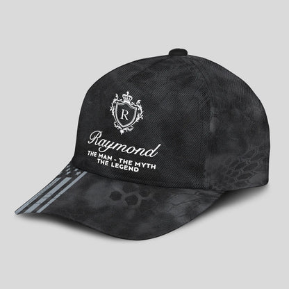 The Man The Myth The Legend America Black Camo Cap RAYMOND 13K1 C173PF
