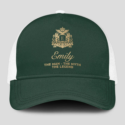 The Man The Myth The Legend Sage Green Mesh Cap EMILY 13K1 C192PF