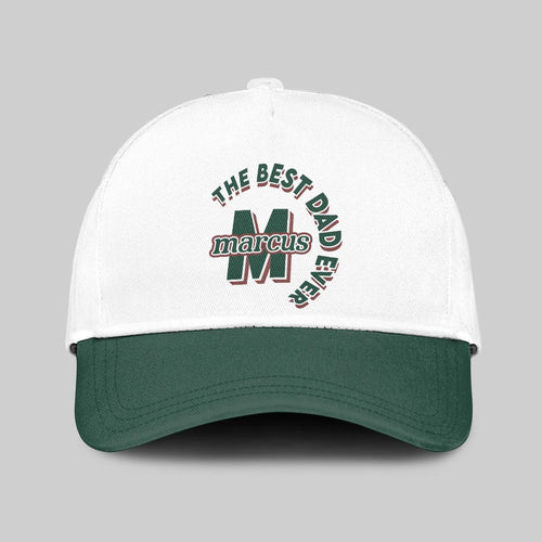 The Best Dad Ever Custom Name Cap MARCUS 13K1 C35PF