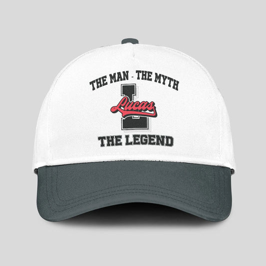 The Man The Myth The Legend Custom Initial Letter And Name Cap LUCAS 13K1 C38PF