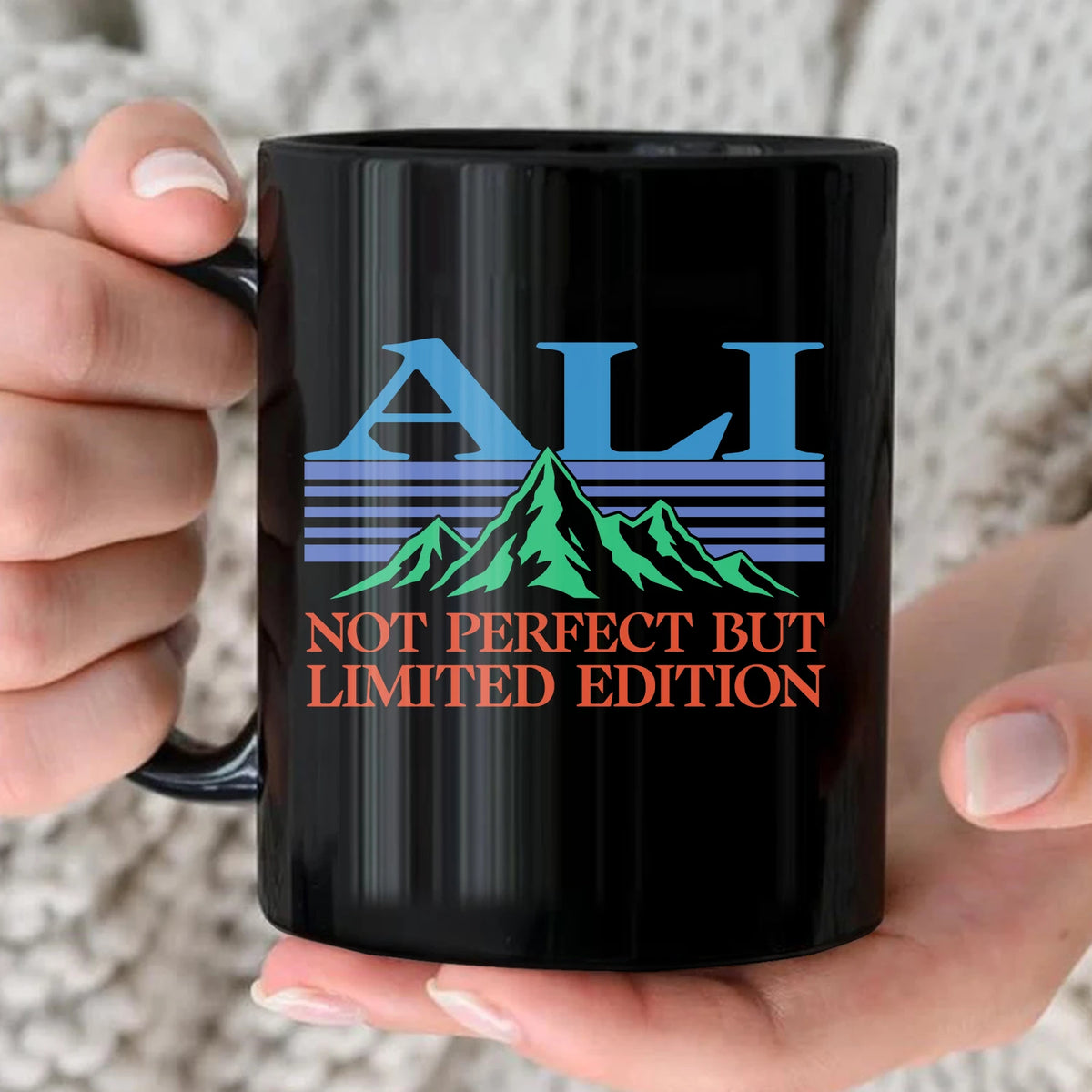 Not Perfect But Limited Eidition Retro Mountain Mug ALI 13K1 MG29