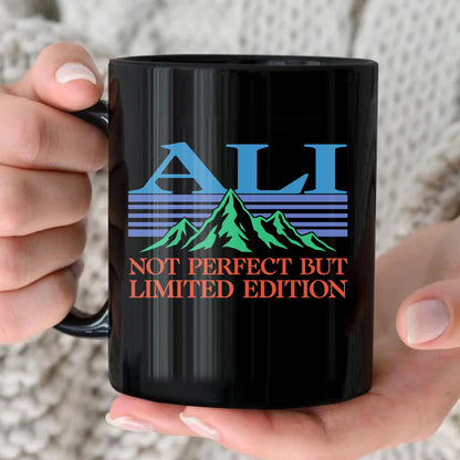 Not Perfect But Limited Eidition Retro Mountain Mug ALI 13K1 MG29