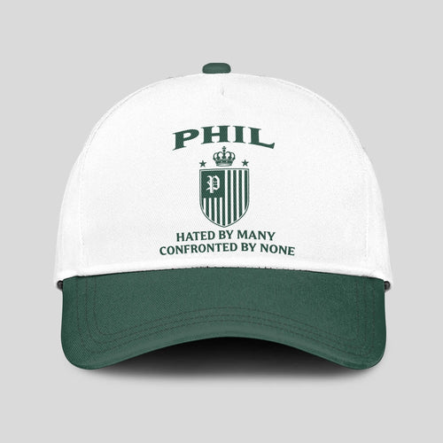 Hated By Many Confronted By None Luxury Logo Cap PHIL 13K1 C41PF