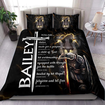 BAILEY Limited Edition Personalized Bedding Set 13K1-BS1
