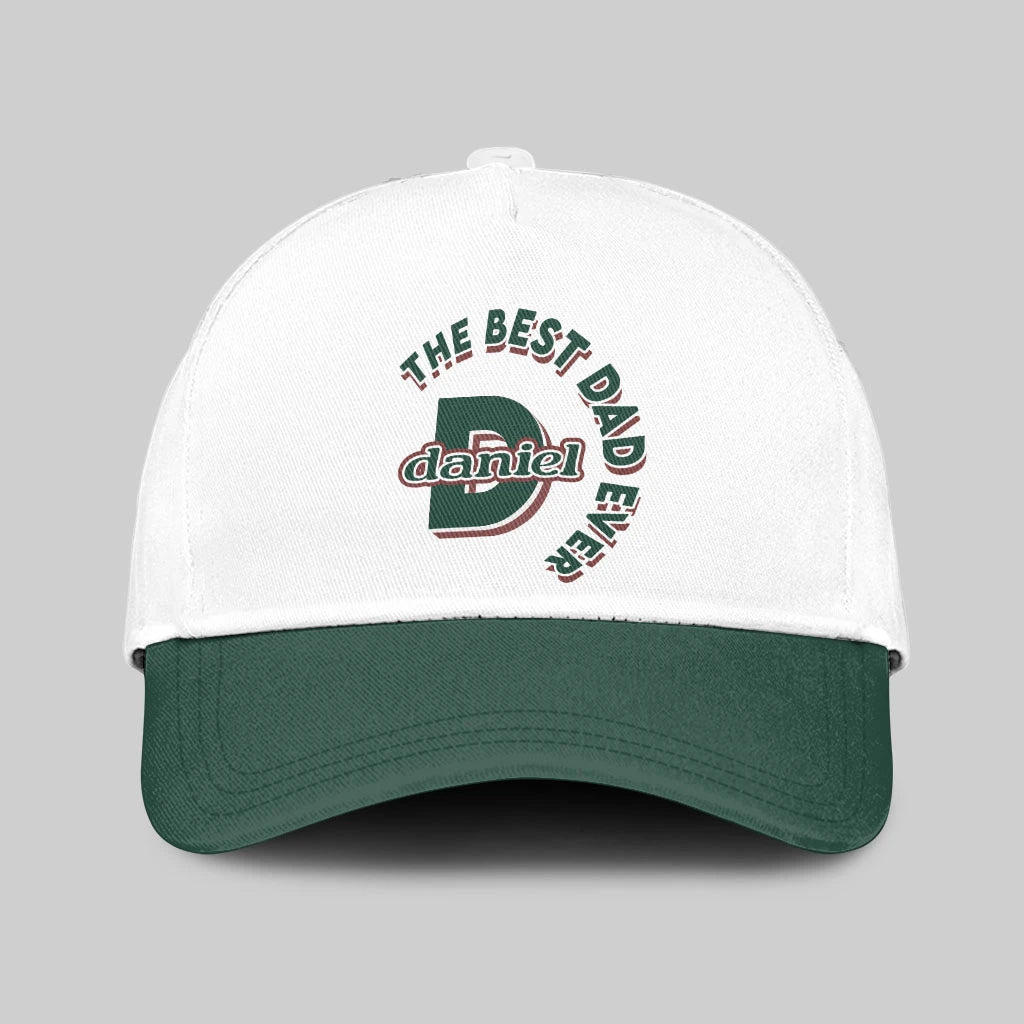 The Best Dad Ever Custom Name Cap DANIEL 13K1 C35PF