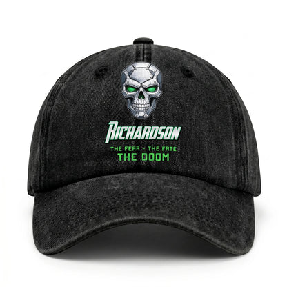 The Fear The Fate The Doom Skull Washed Cap RICHARDSON 13K1 C99PF
