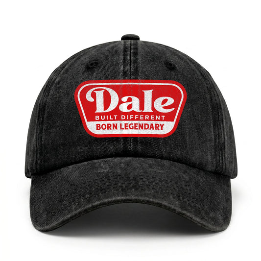 Built Different Born Legendary Red Logo Washed Cap DALE 13K1 C63PF