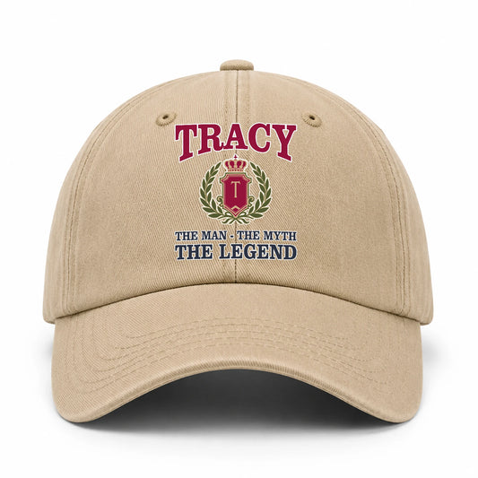 The Man The Myth The Legend Royal Khaki Cap TRACY 13K1 C116PF