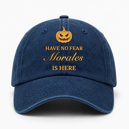 Have No Fear Your Name Is Here Jack O' Lantern Washed Cap MORALES 13K1 C165PF