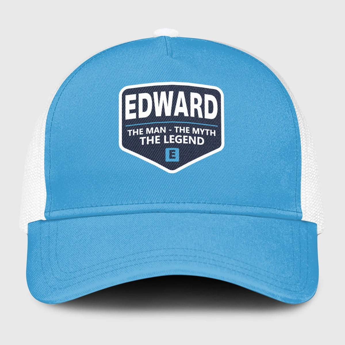 The Man The Myth The Legend Light Blue Mesh Cap EDWARD 13K1 C190PF