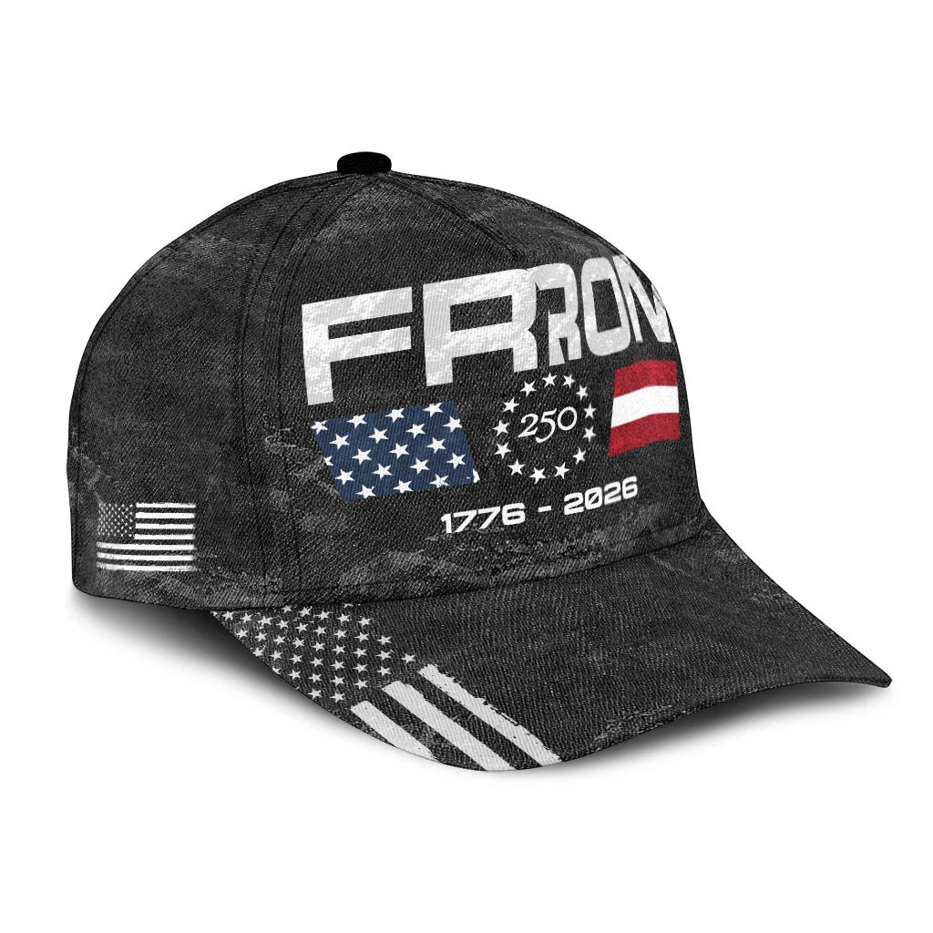 FRED 13K1-C13PF 250th Anniversary Patriotic Baseball Cap 1776–2026