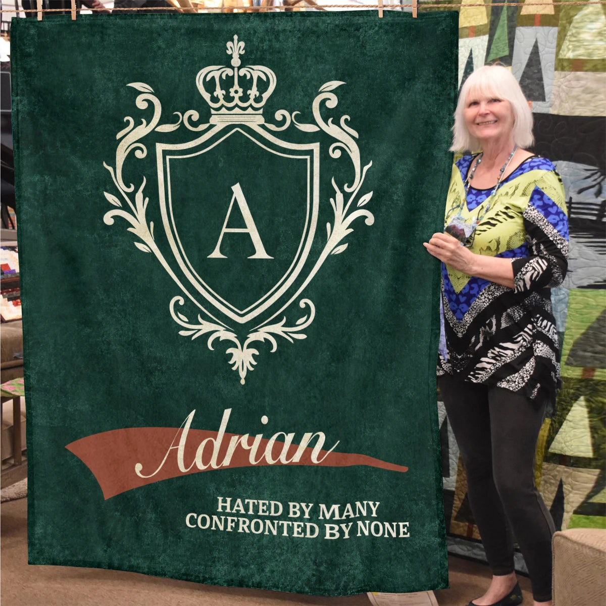 Hated by Many Confronted by None Old Money Blanket ADRIAN 13K1 BK19