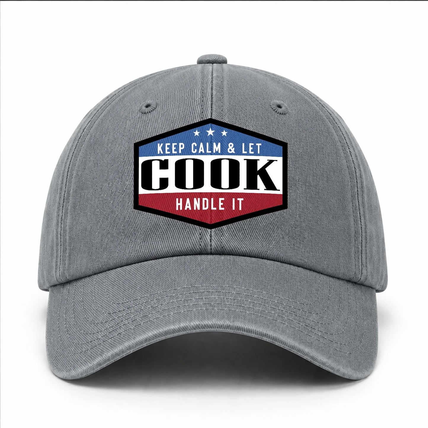 Keep Calm & Let Your Name Handle It Washed Cap COOK 13K1 C87PF
