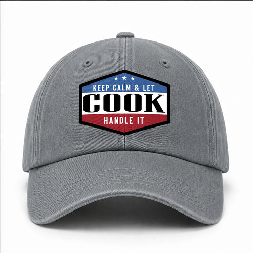 Keep Calm & Let Your Name Handle It Washed Cap COOK 13K1 C87PF