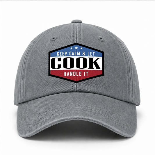 Keep Calm & Let Your Name Handle It Washed Cap COOK 13K1 C87PF