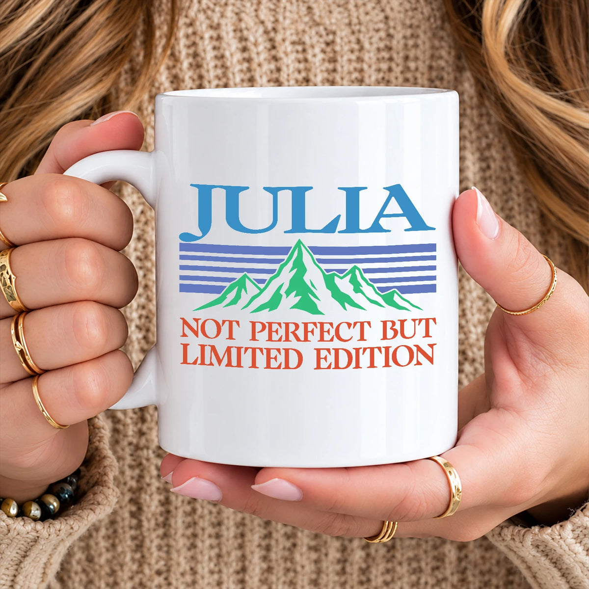 Not Perfect But Limited Eidition Retro Mountain Mug JULIA 13K1 MG29