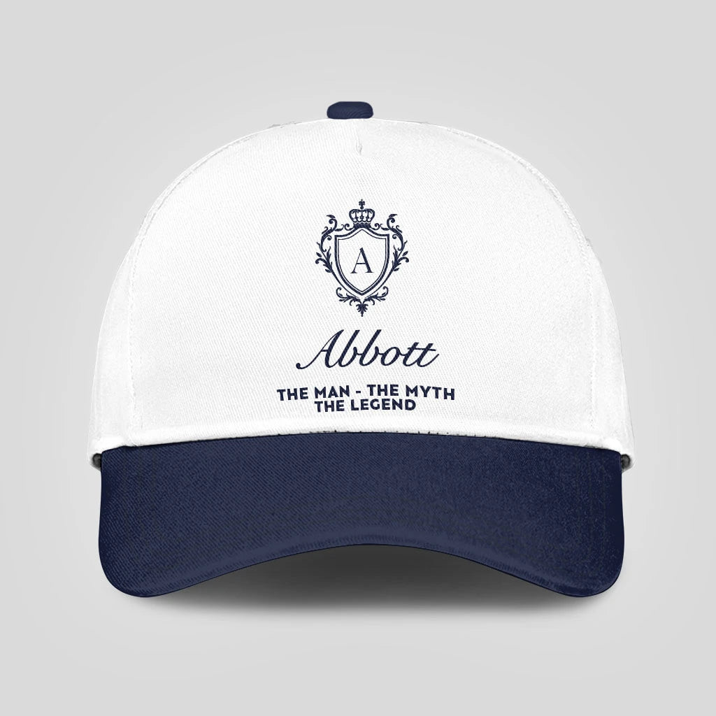 The Man The Myth The Legend Blue Cap ABBOTT 13K4 C46PF