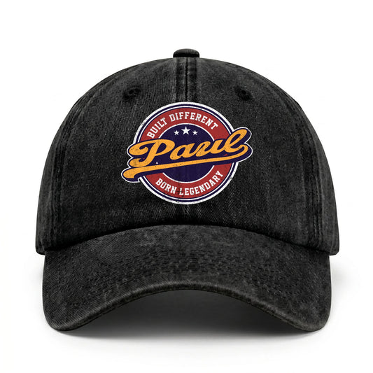 Built Different Born Legendary Logo Washed Cap PAUL 13K1 C65PF