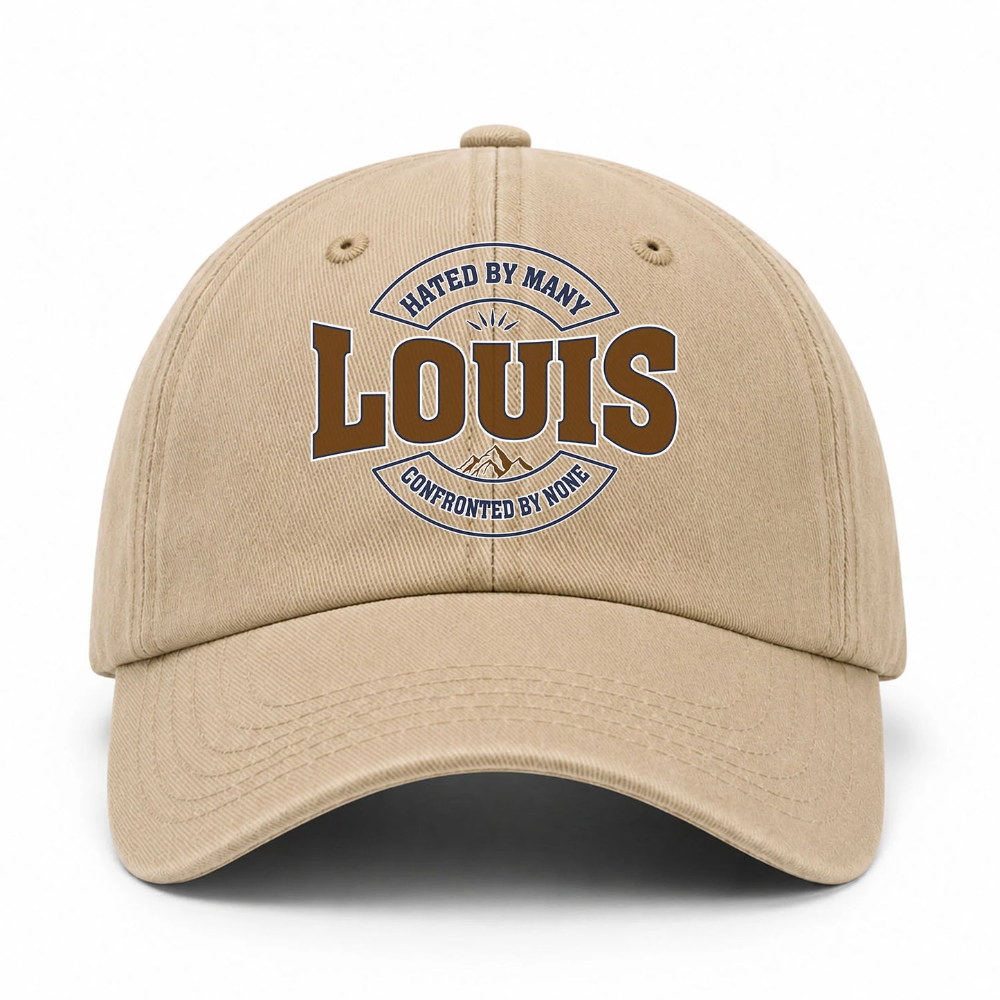 Hated By Many Confronted By None Washed Cap LOUIS 13K1 C36PF