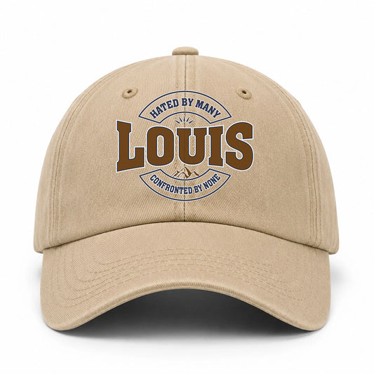 Hated By Many Confronted By None Washed Cap LOUIS 13K1 C36PF