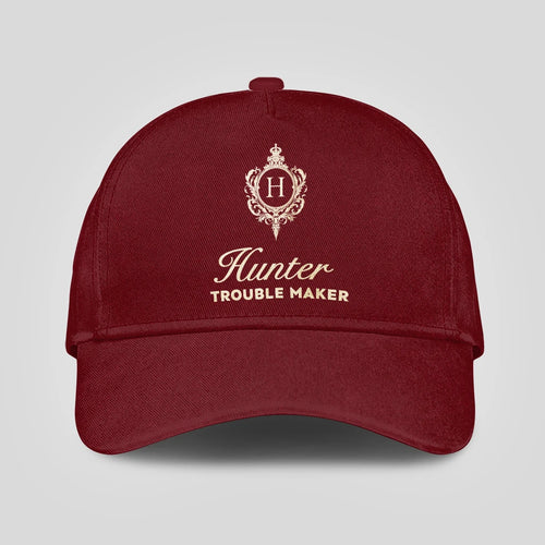 Trouble Maker Funny Royal Burgundy Cap HUNTER 13K1 C158PF