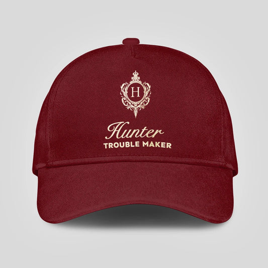 Trouble Maker Funny Royal Burgundy Cap HUNTER 13K1 C158PF