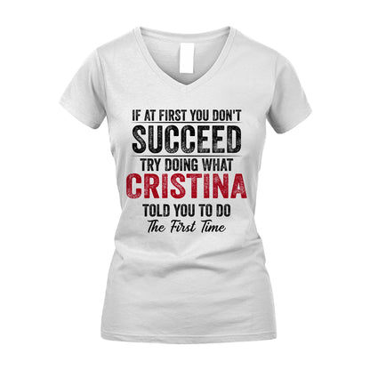 CRISTINA 13K1-357 If At First You Don't Succeed...