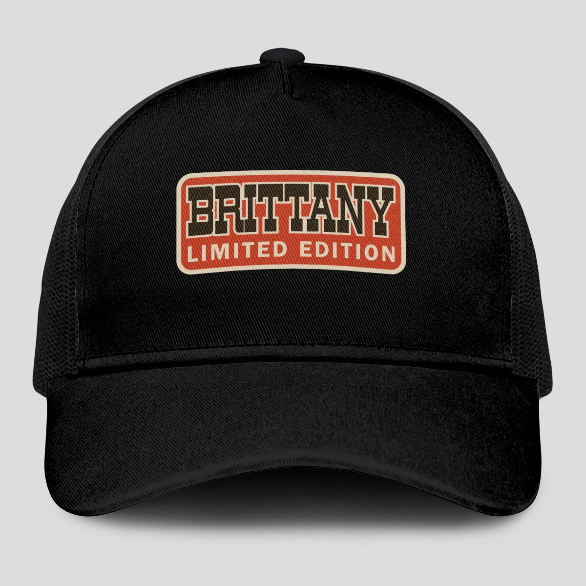 Limited Edition Red Logo Black Mesh Cap BRITTANY 13K1 C215PF