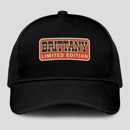 Limited Edition Red Logo Black Mesh Cap BRITTANY 13K1 C215PF