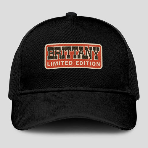 Limited Edition Red Logo Black Mesh Cap BRITTANY 13K1 C215PF