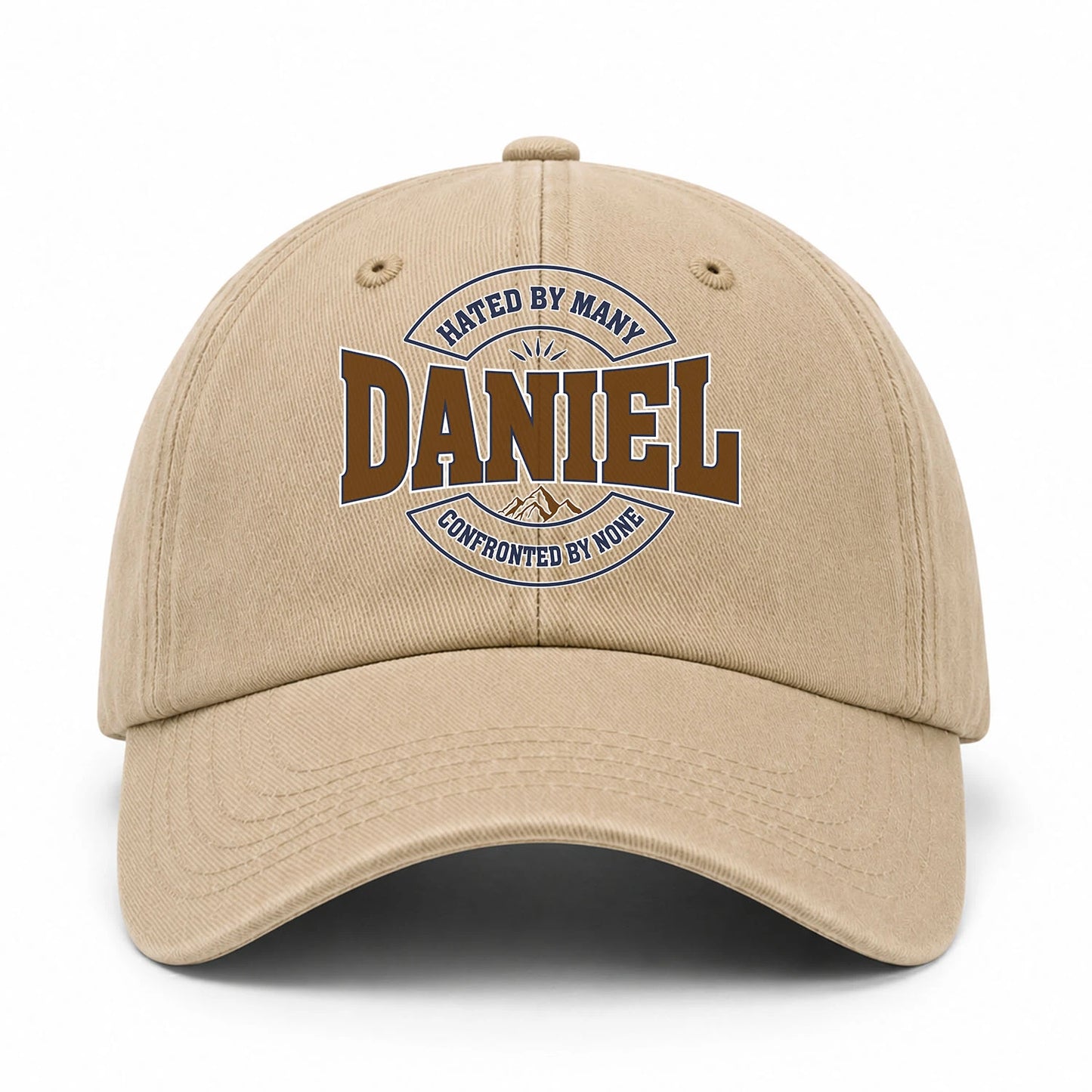 Hated By Many Confronted By None Washed Cap DANIEL 13K1 C36PF