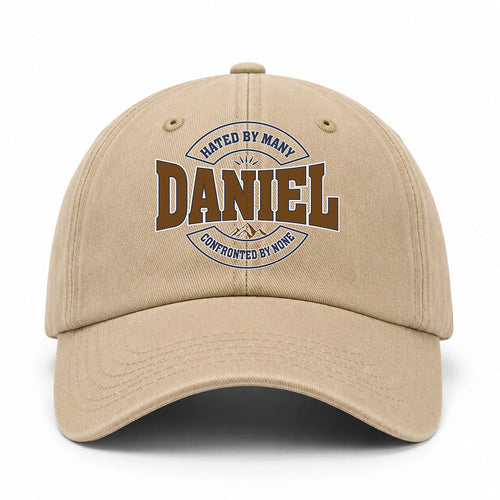 Hated By Many Confronted By None Washed Cap DANIEL 13K1 C36PF