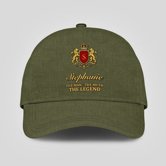 The Man The Myth The Legend Royal Olive Cap STEPHANIE 13K1 C92PF