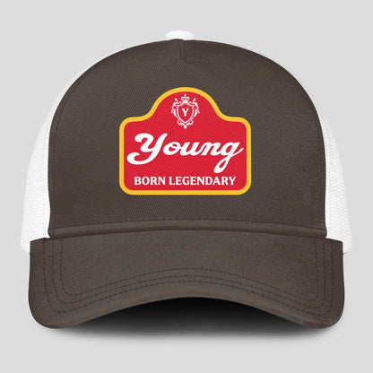 Born Legendary Charcoal Mesh Cap YOUNG 13K1 C196PF