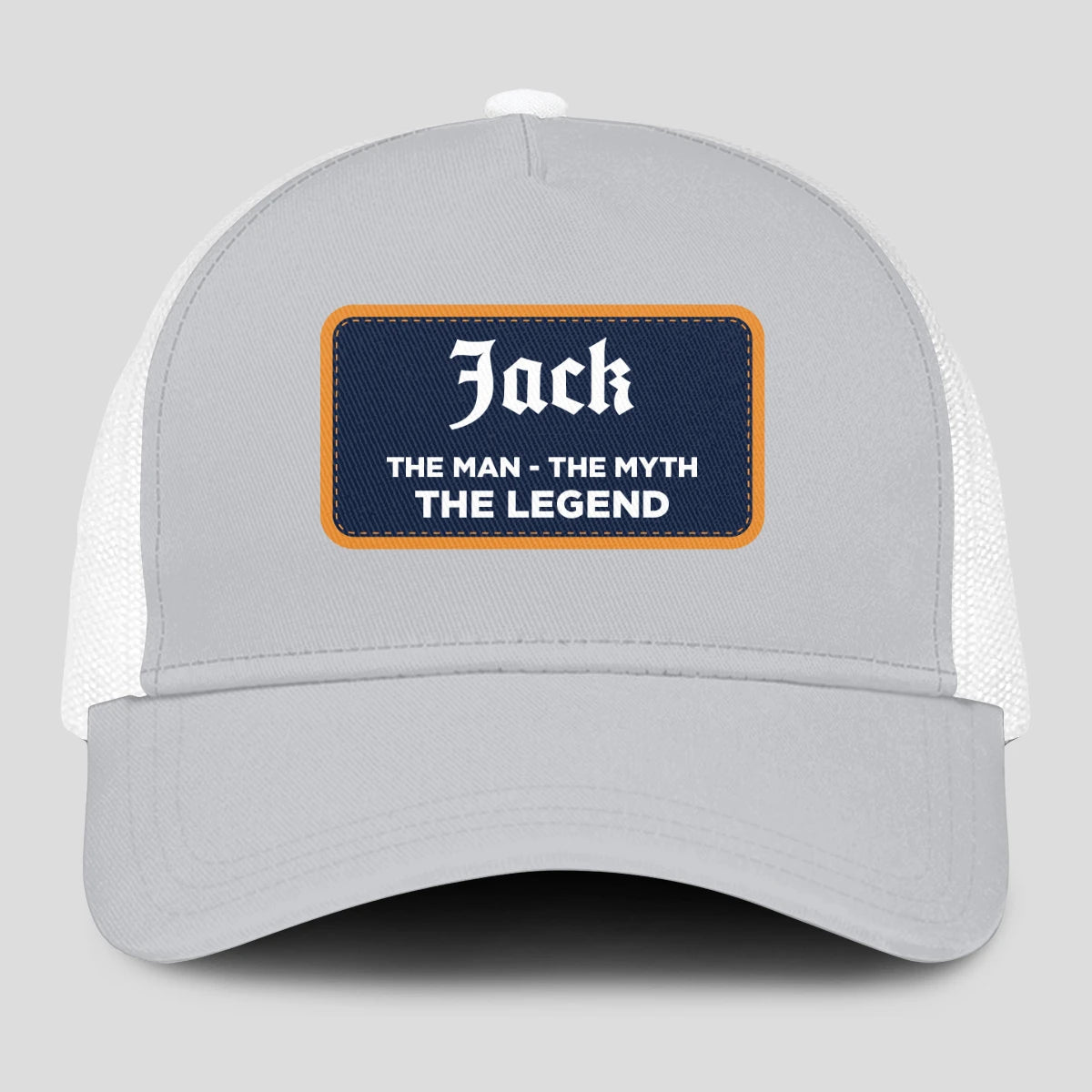 The Man The Myth The Legend Gray Mesh Cap JACK 13K1 C204PF
