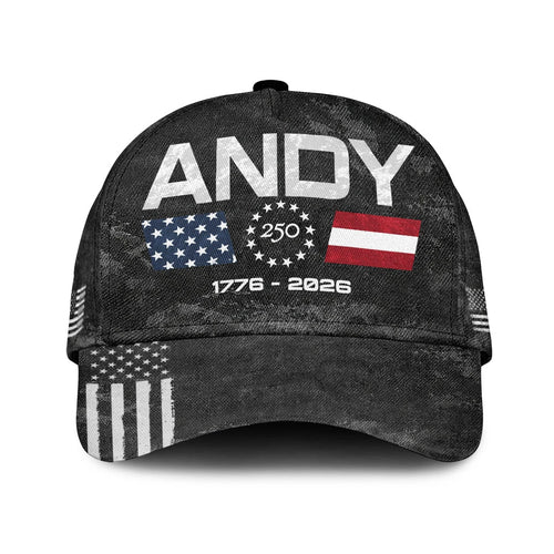 ANDY 13K1-C13PF 250th Anniversary Patriotic Baseball Cap 1776–2026