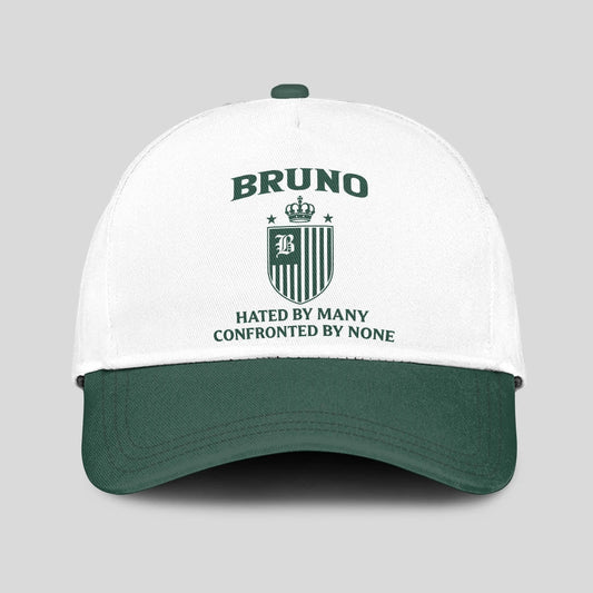 Hated By Many Confronted By None Luxury Logo Cap BRUNO 13K1 C41PF