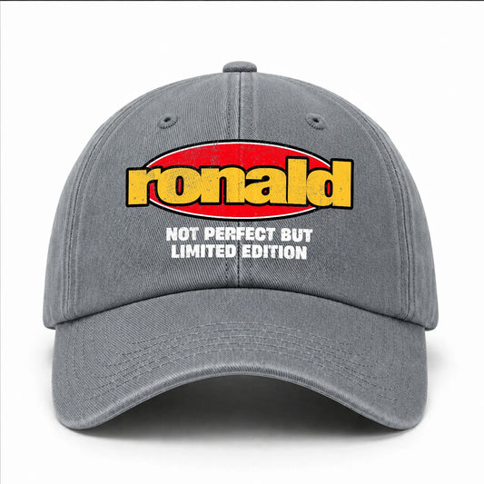 Your Name Not Perfect But Limited Edition Red Logo Washed Cap RONALD 13K1 C84PF