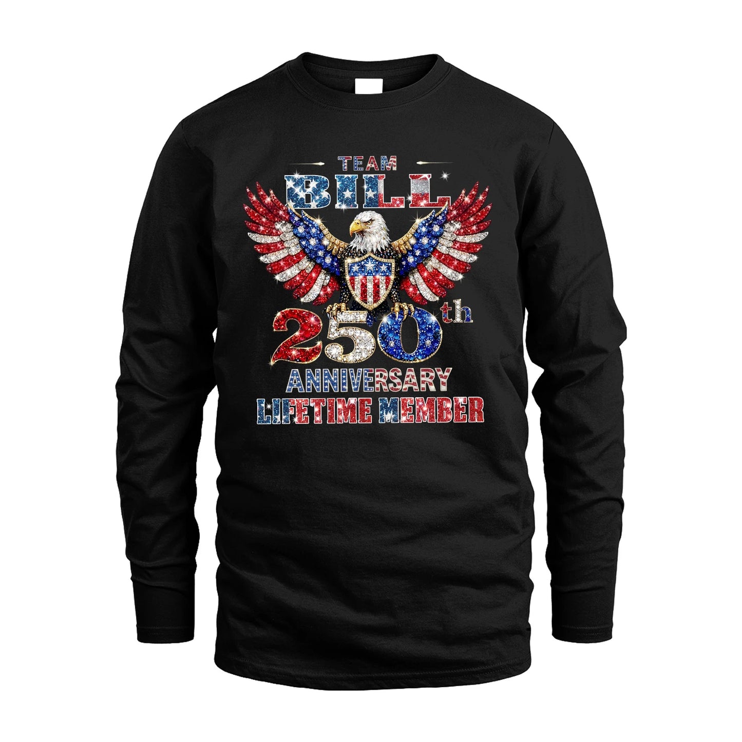 BILL 13K1-523 Personalized "Team...Lifetime Member" America 250 Design
