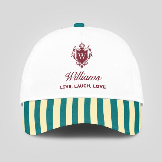 Live Laugh Love Green And Yellow Royal Cap WILLIAMS 13K1 C122PF