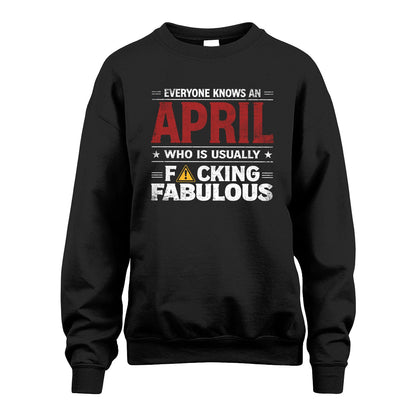 APRIL 13K1-565 Everyone Know A/An Name Who Is Usually...