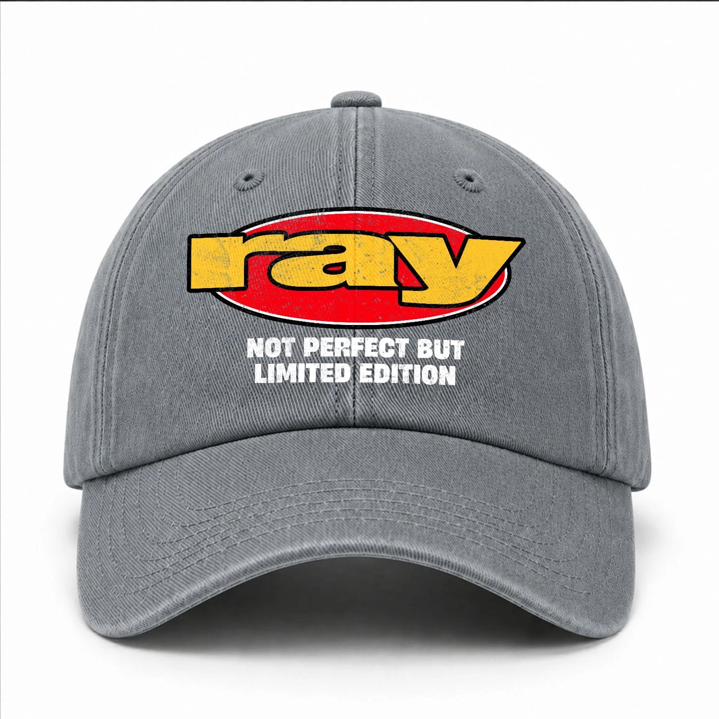 Your Name Not Perfect But Limited Edition Red Logo Washed Cap RAY 13K1 C84PF