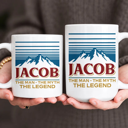 The Man The Myth The Legend Mountain Mug JACOB 13K1 MG04