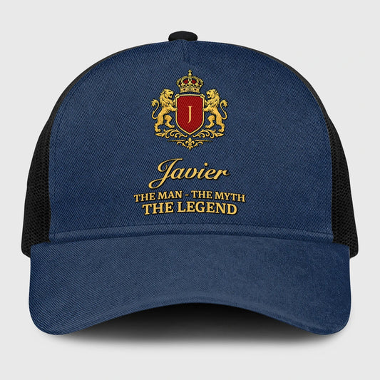 The Man The Myth The Legend Royal Blue Mesh Cap JAVIER 13K1 C187PF