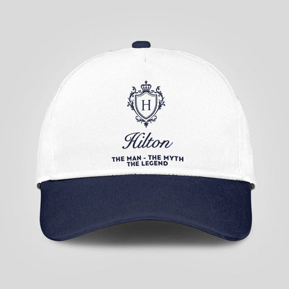 The Man The Myth The Legend Blue Cap HILTON 13K5 C46PF