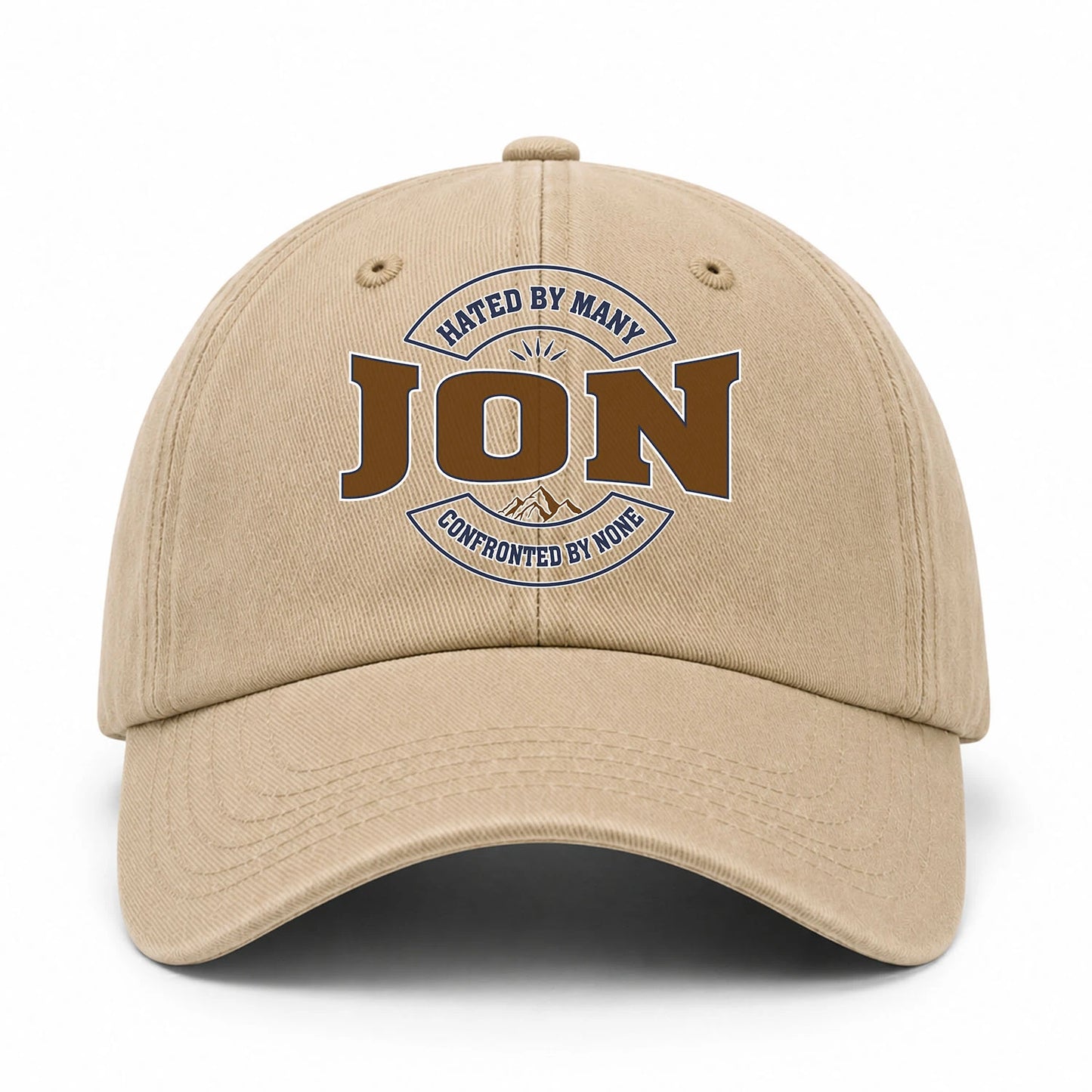 Hated By Many Confronted By None Washed Cap JON 13K1 C36PF