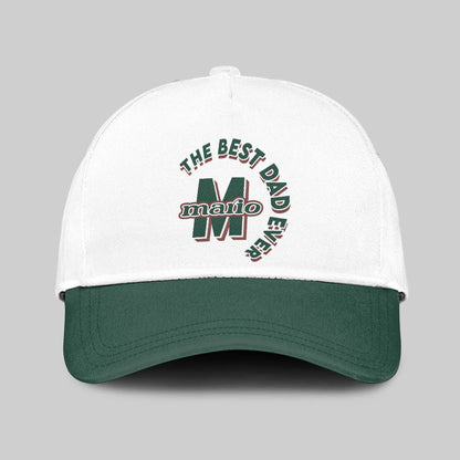 The Best Dad Ever Custom Name Cap MARIO 13K1 C35PF